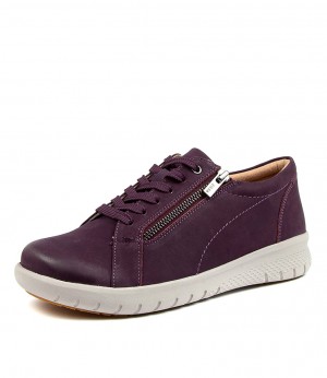 Purple Women Ziera Solar (Extra Wide, Adjustable Fit) Sneakers | Z-692415