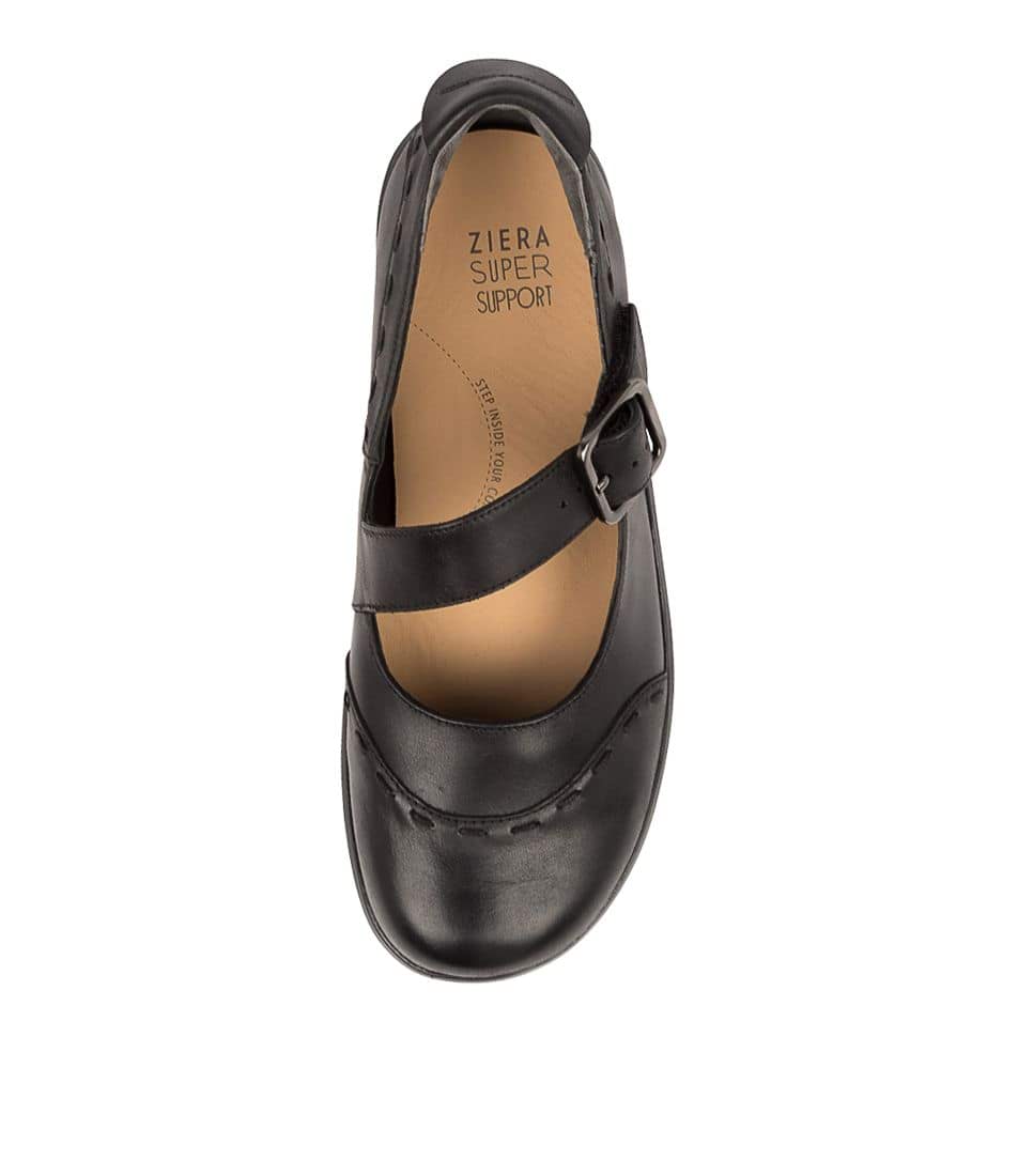 Black Women Ziera Angel (Wide) Mary Janes | Z-061279