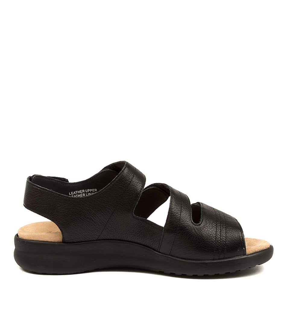 Black Women Ziera Bonny (Extra Wide) Sandals | Z-409318