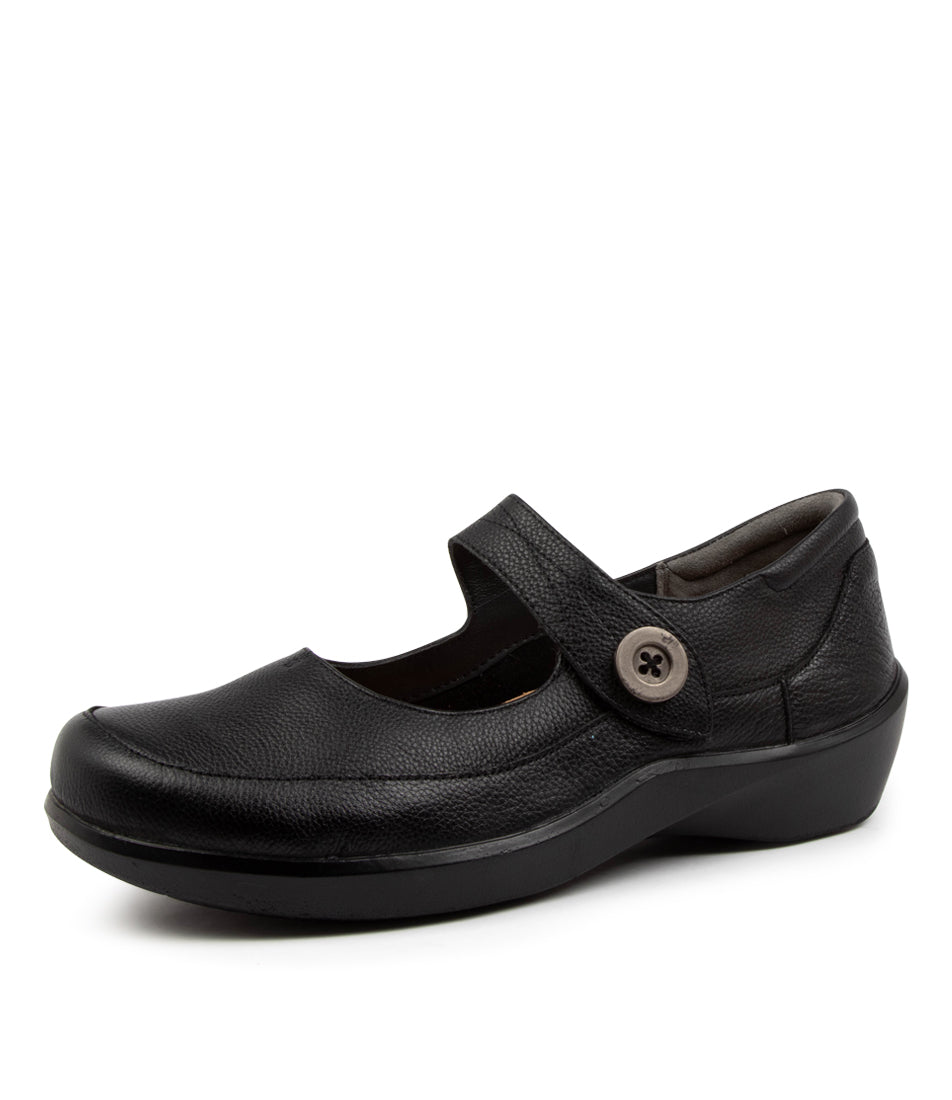 Black Women Ziera Gloria (Wide) Mary Janes | Z-102847