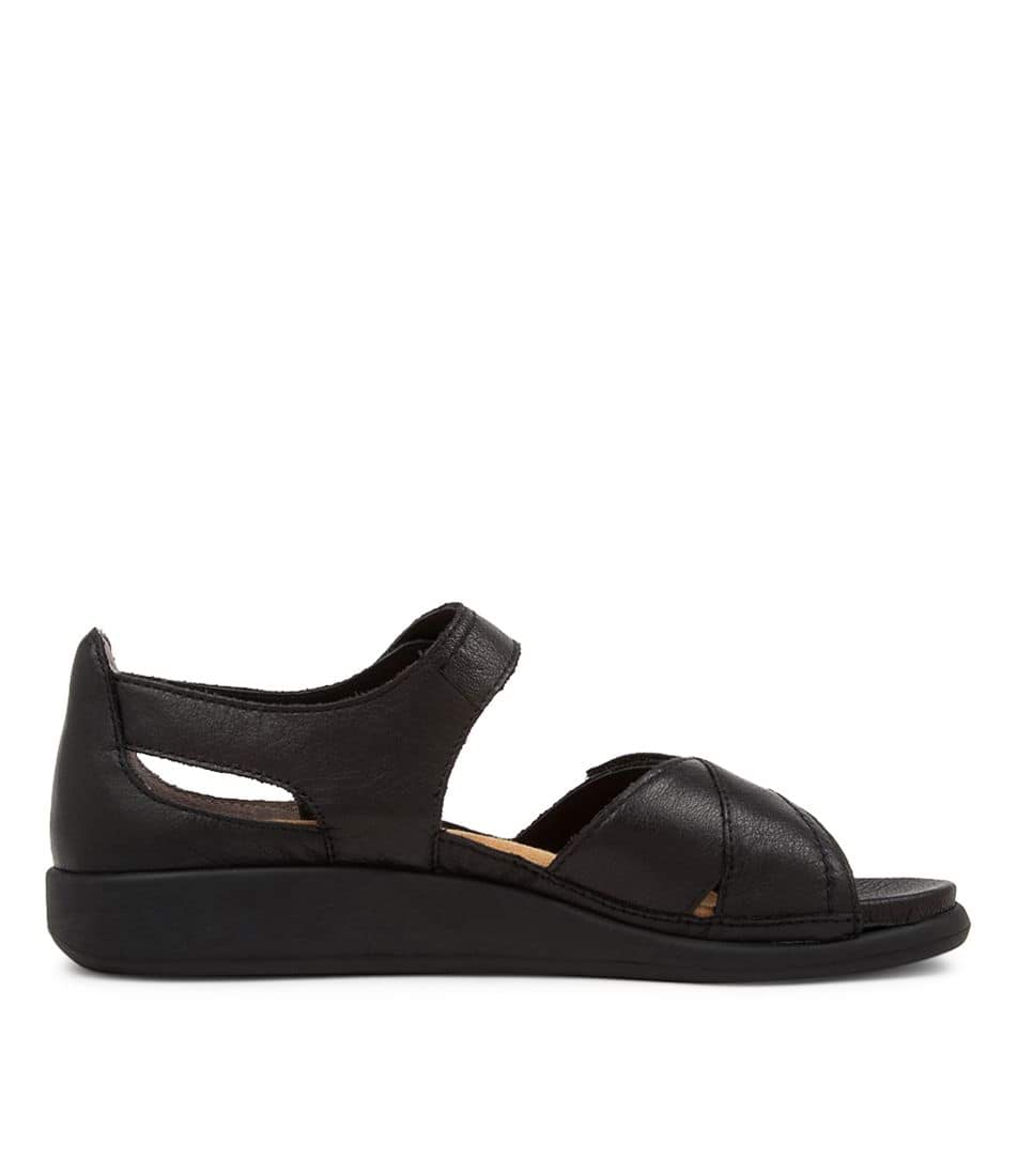 Black / Black Women Ziera Ians (Wide) Sandals | Z-024391