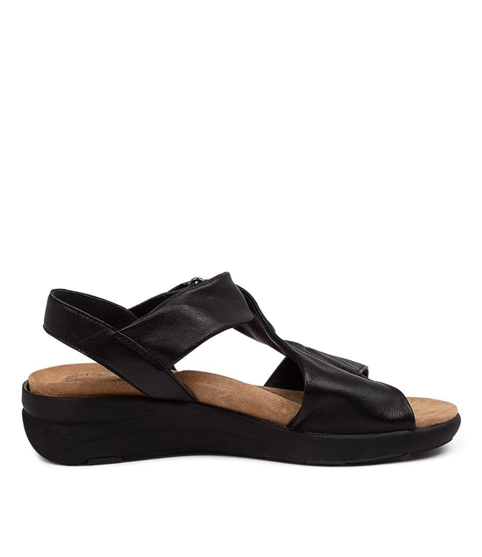 Black / Black Women Ziera Nazley (Wide) Sandals | Z-359128