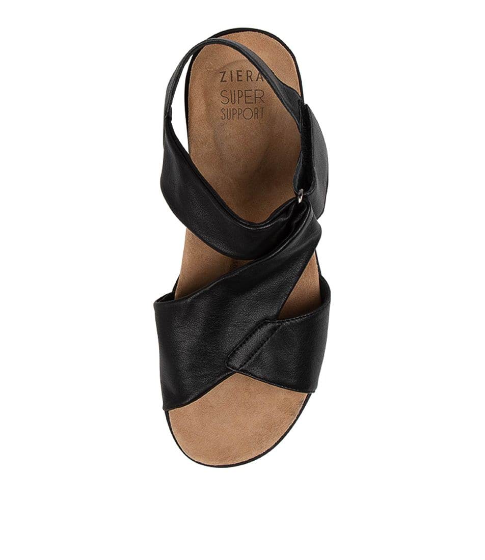 Black / Black Women Ziera Nazley (Wide) Sandals | Z-359128