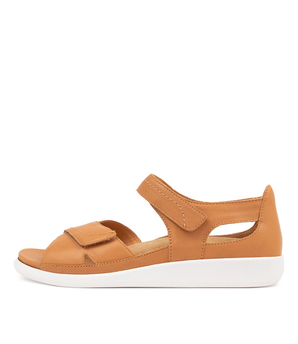 Brown / White Women Ziera Ians (Wide) Sandals | Z-793541