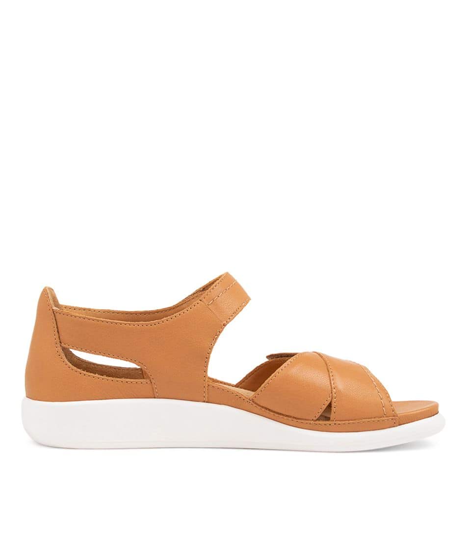 Brown / White Women Ziera Ians (Wide) Sandals | Z-793541