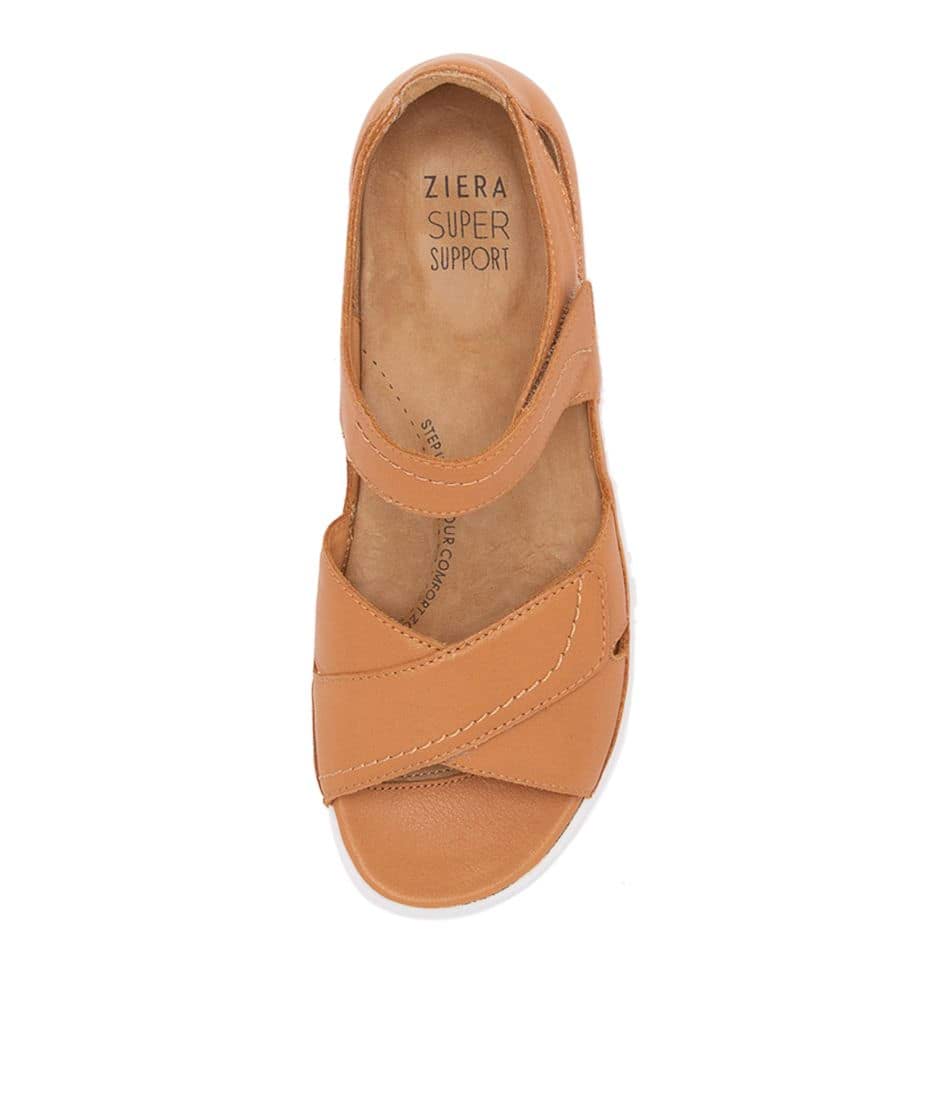 Brown / White Women Ziera Ians (Wide) Sandals | Z-793541