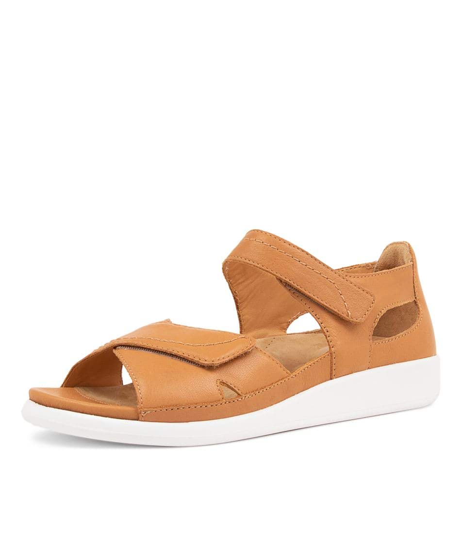 Brown / White Women Ziera Ians (Wide) Sandals | Z-793541