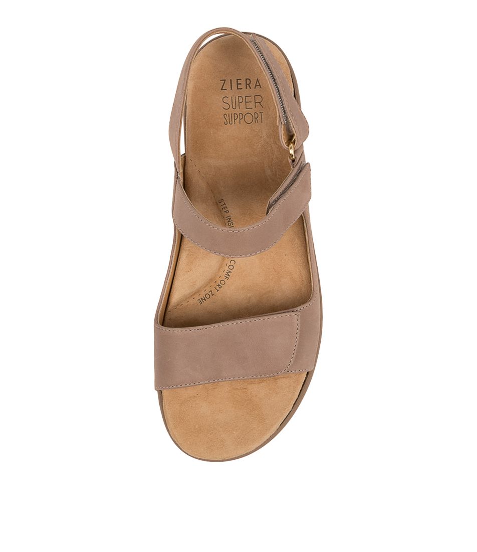 Grey Brown / Grey Brown Women Ziera Benji (Wide) Sandals | Z-069158