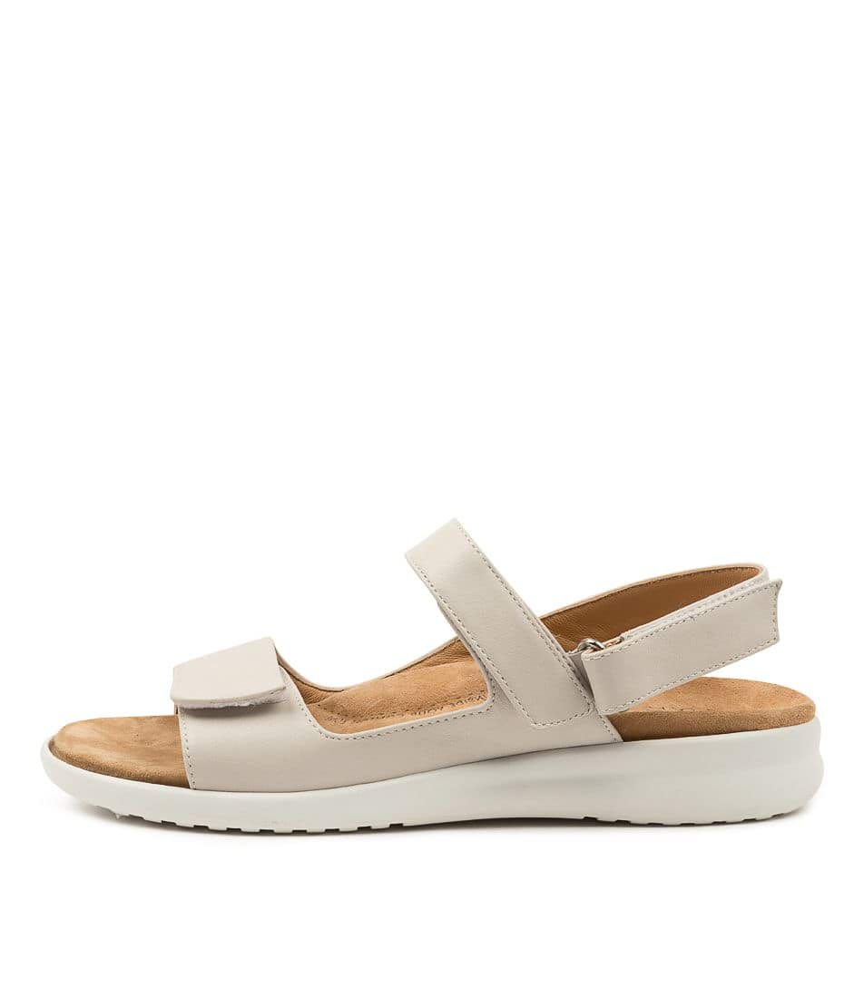 Grey / White Women Ziera Benji (Wide) Sandals | Z-624098