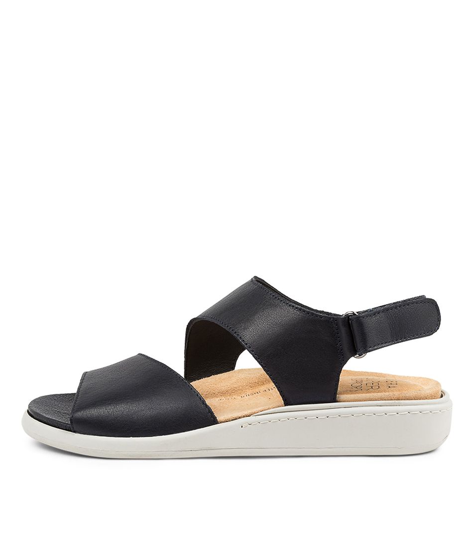 Navy / White Women Ziera Igor (Wide) Sandals | Z-694520