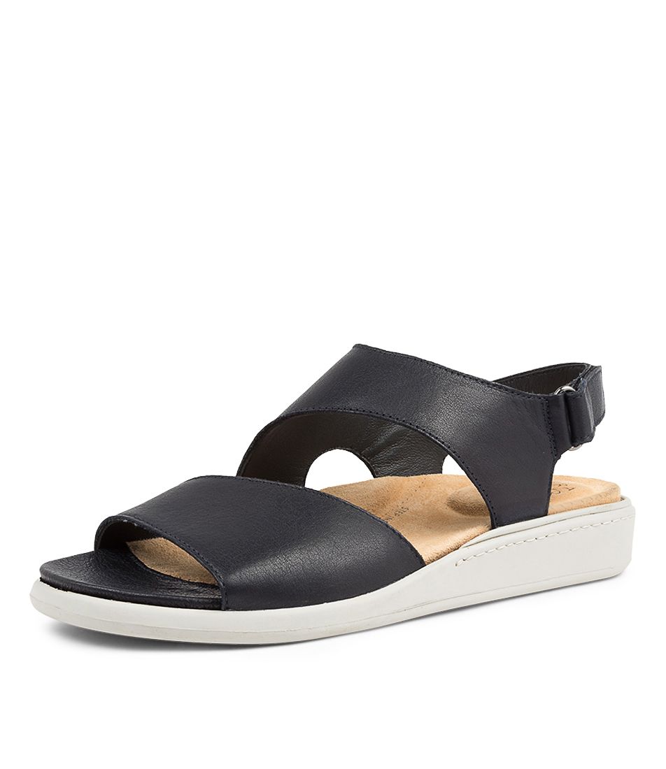 Navy / White Women Ziera Igor (Wide) Sandals | Z-694520