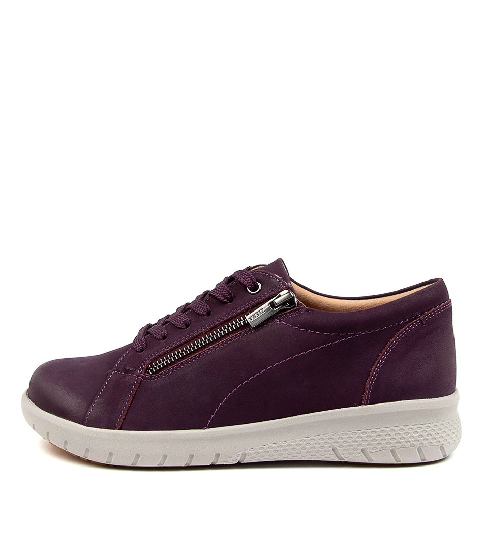 Purple Women Ziera Solar (Extra Wide, Adjustable Fit) Sneakers | Z-692415