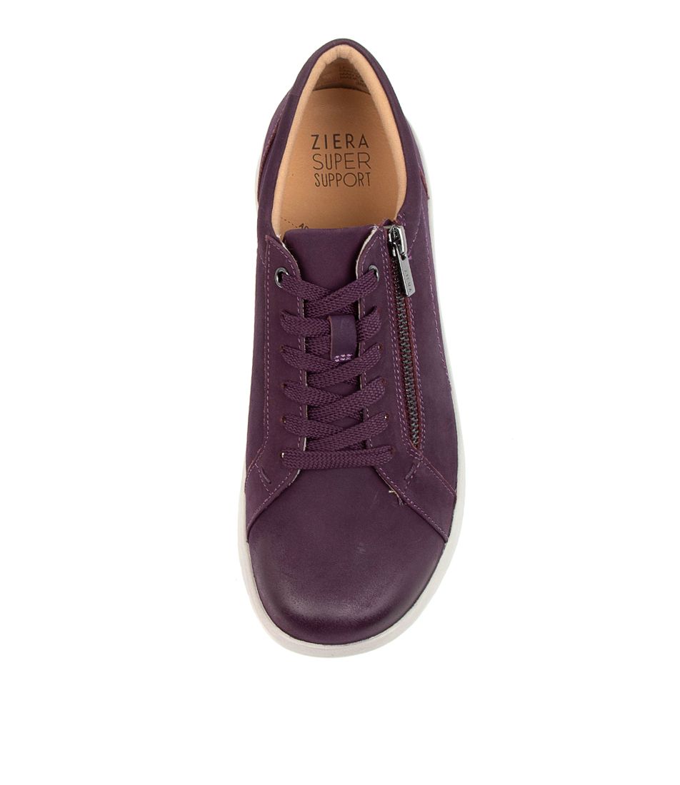 Purple Women Ziera Solar (Extra Wide, Adjustable Fit) Sneakers | Z-692415